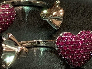 Karosi Jewels signature ring - Hot Pink - Adjustable