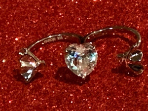 Karosi Jewels  Clear Quartz  8mm Gemstone  Ring - Adjustable
